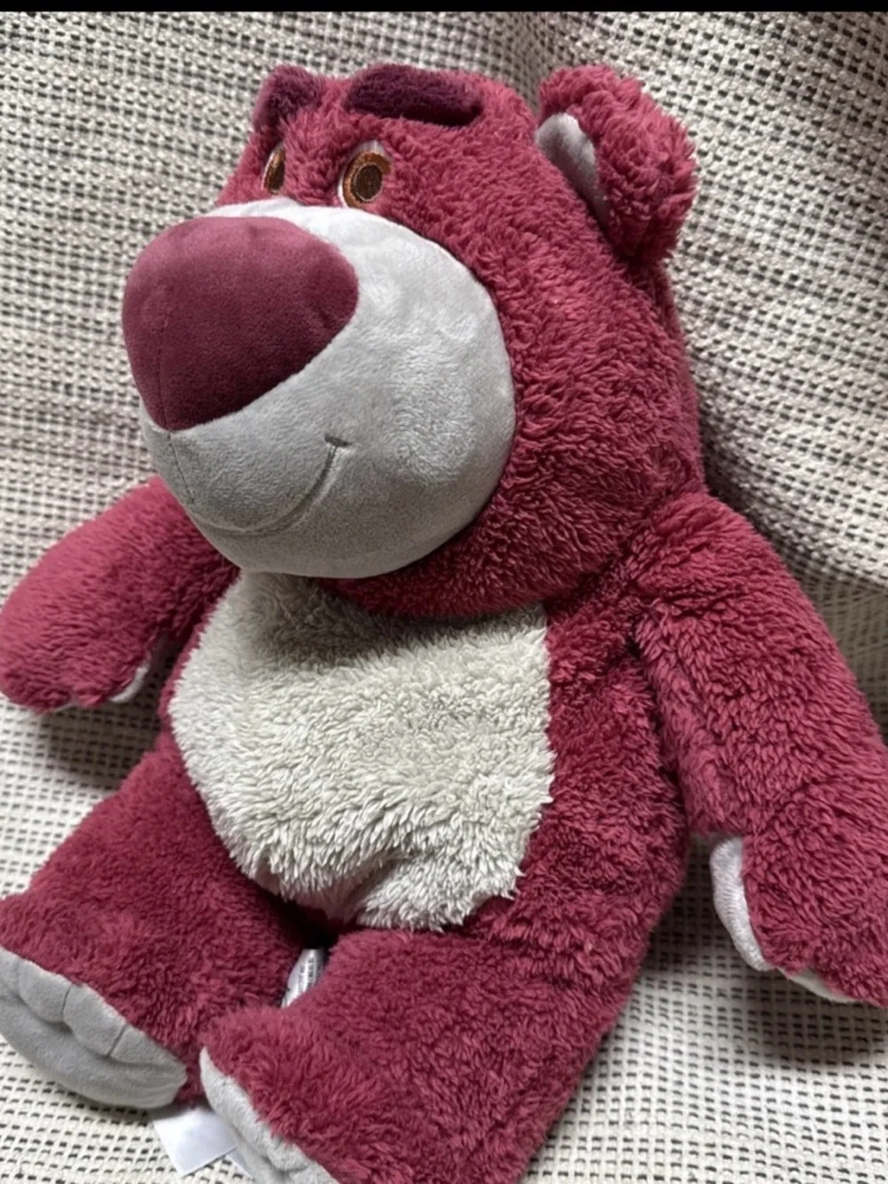 ✨3/$30 Disney Pixar 15” Toy Story 3 Lotso Huggin Bear Scented Strawberry Plush - Picture 3 of 9